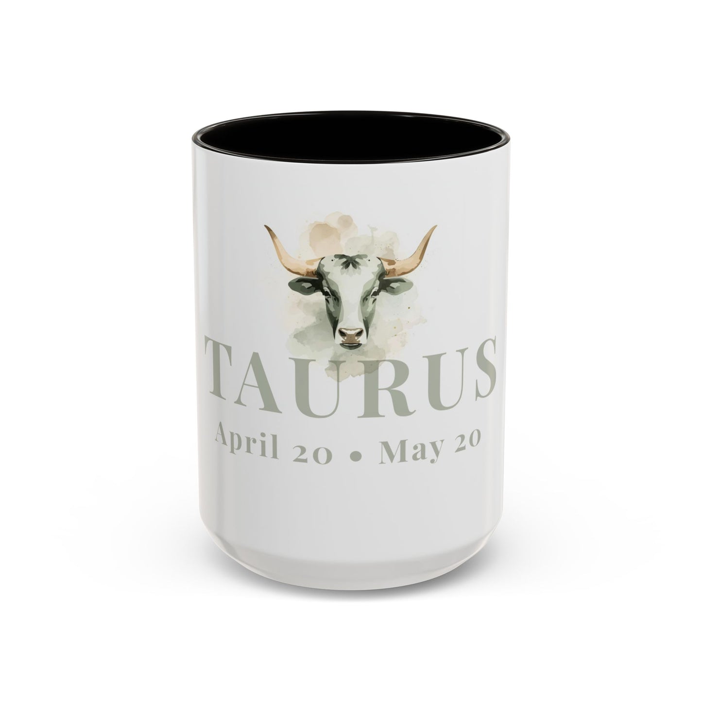 Taurus Zodiac Mug - April 20- May 20 Astrology Coffee Cup - Bull Zodiac Sign Mug - 15 oz.