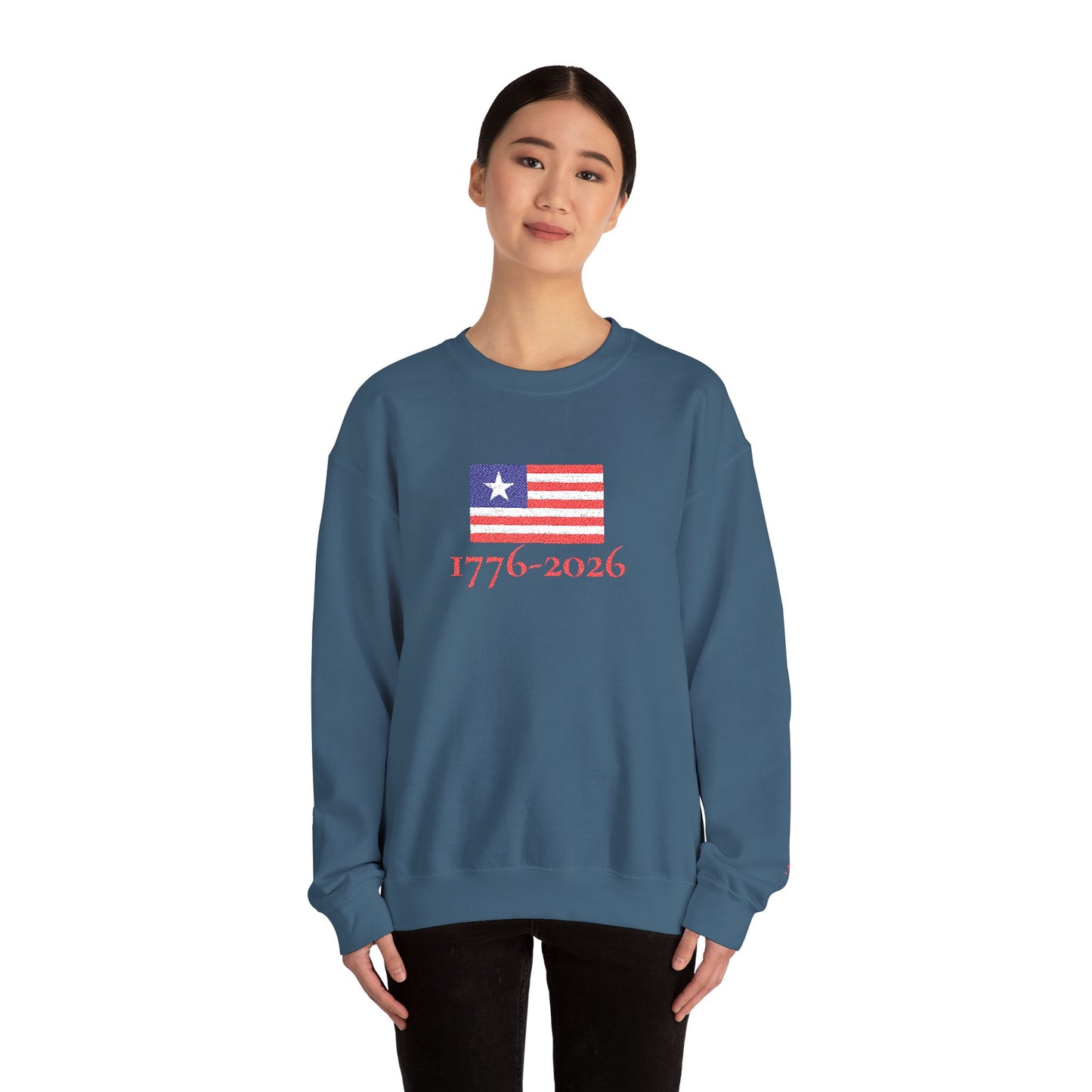 USA  1776–2026 Patriotic Crewneck Sweatshirt