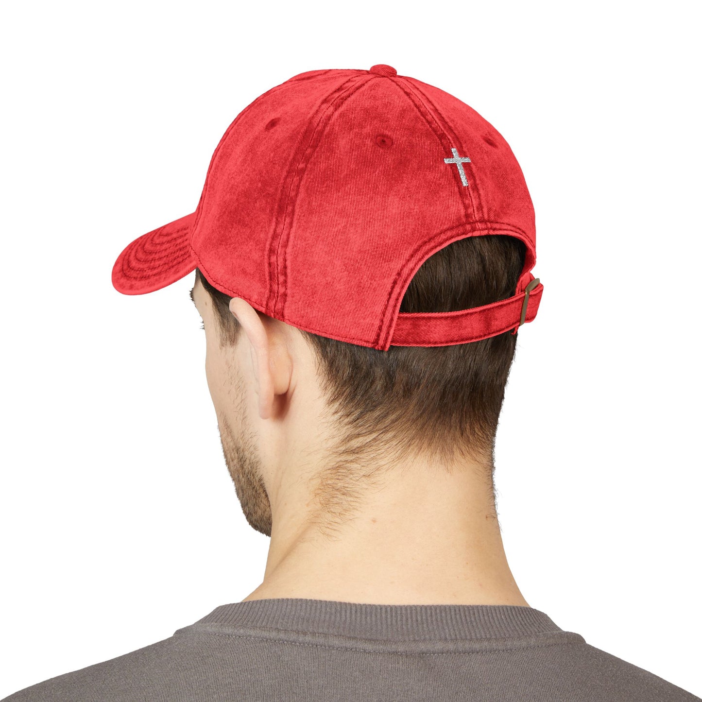 Look Up Embroidered Vintage Cap