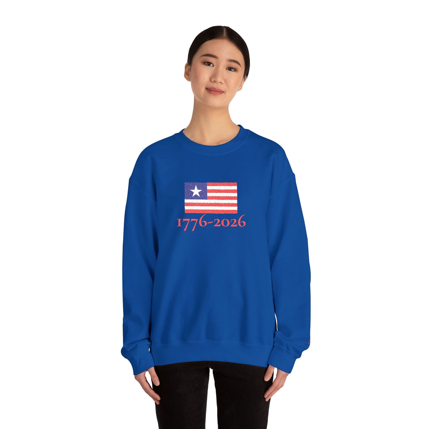 USA  1776–2026 Patriotic Crewneck Sweatshirt