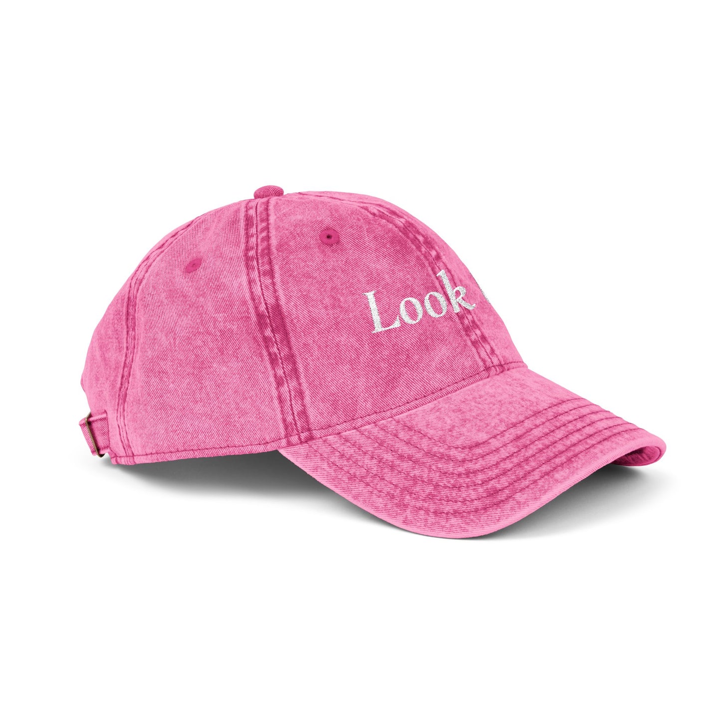 Look Up Embroidered Vintage Cap