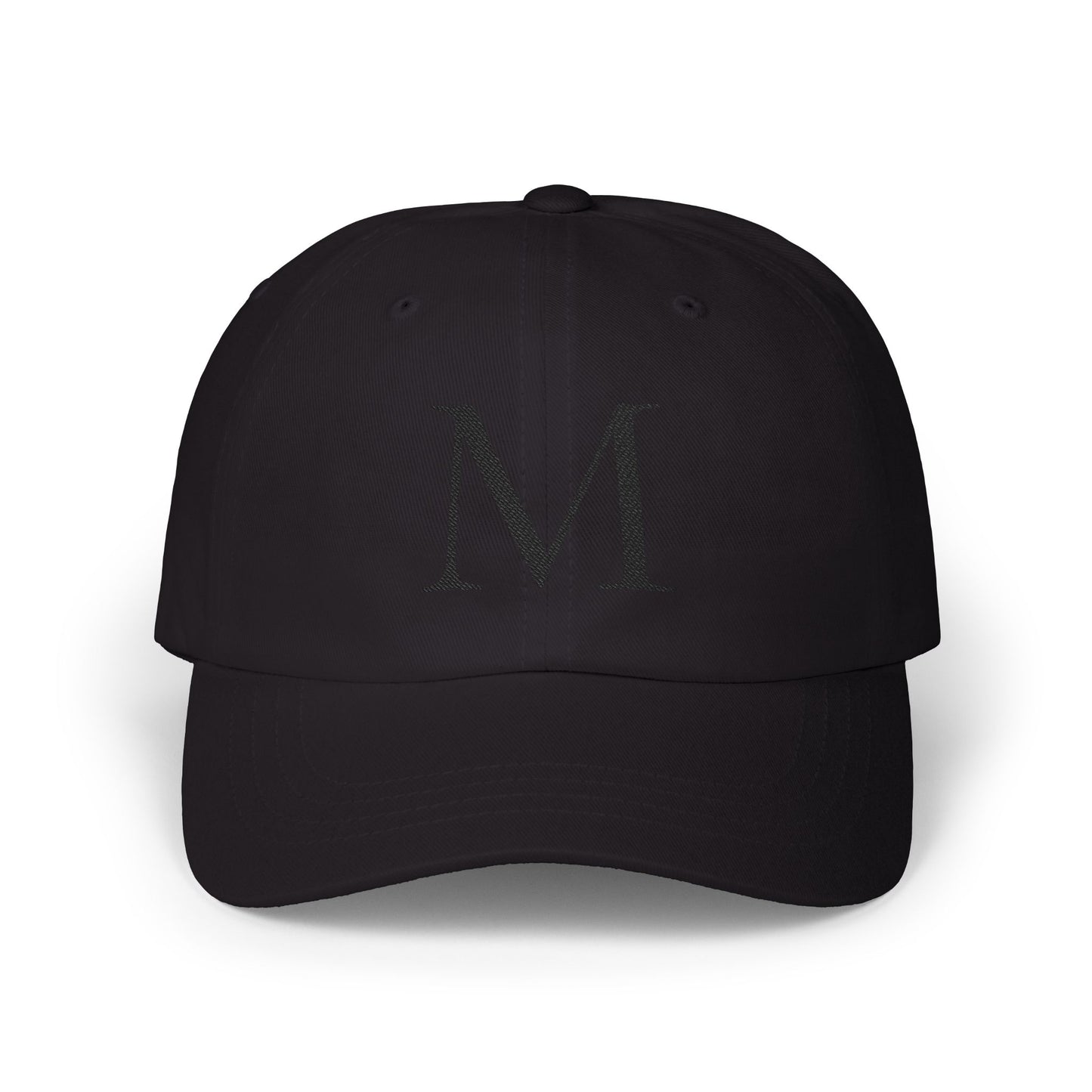 Wear My Story Embroidered Initial Hat - Letter M on the Classic Dad Cap