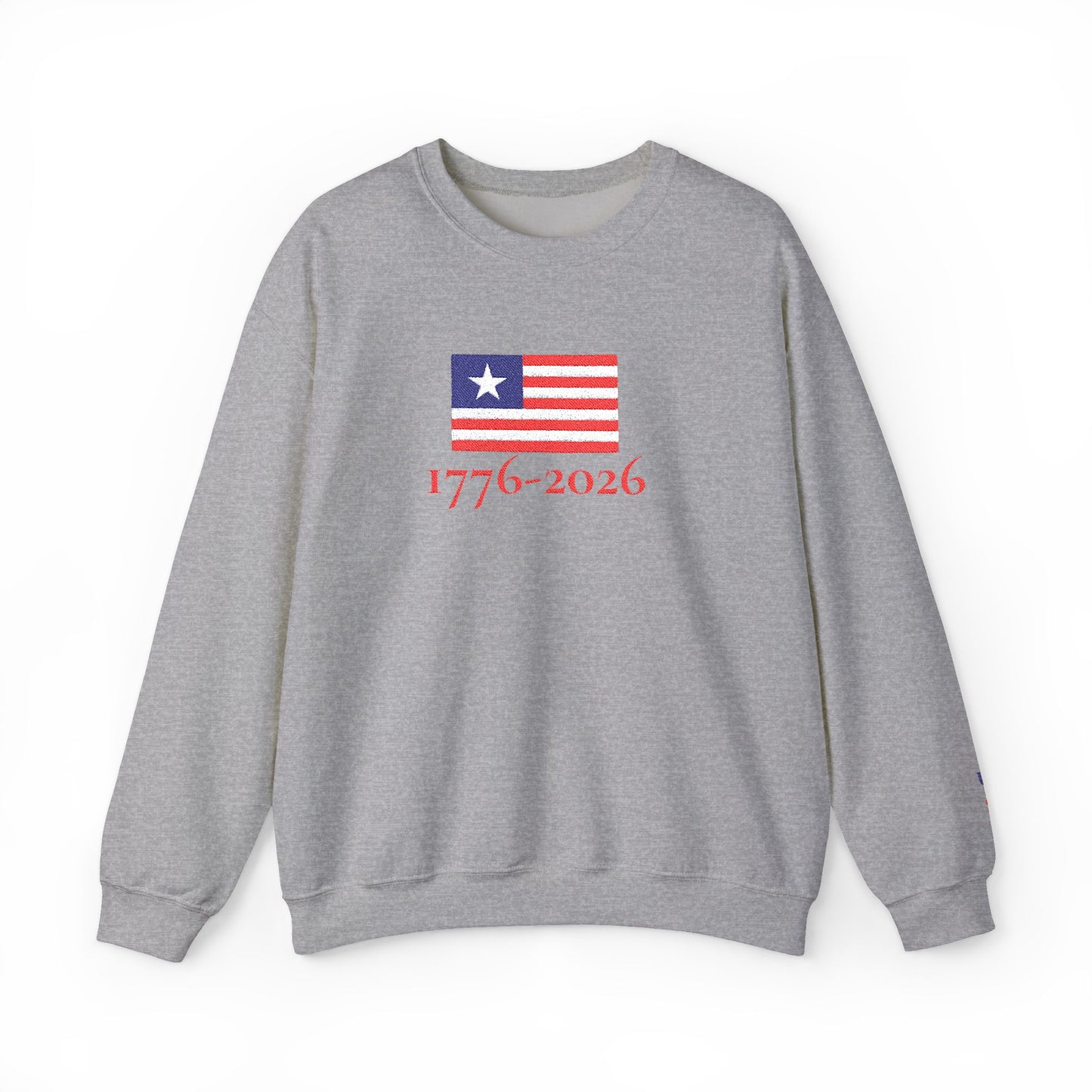 USA  1776–2026 Patriotic Crewneck Sweatshirt