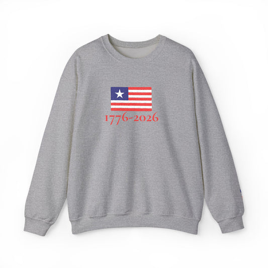 USA  1776–2026 Patriotic Crewneck Sweatshirt