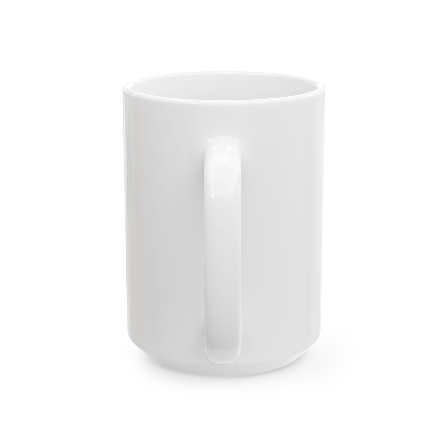 Look Up Sun Coffee Mug in Light Grey on White