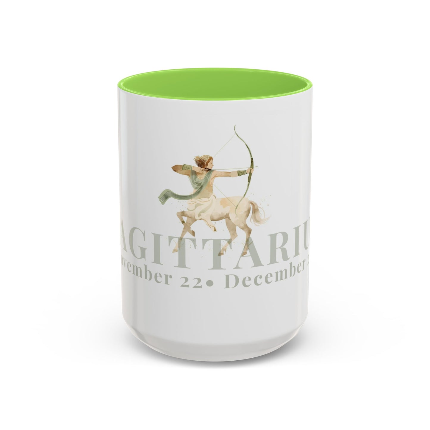 Sagittarius Zodiac Mug - November 22 - December  21 Astrology Coffee Cup - The Archer Zodiac Sign Mug - 15 oz.