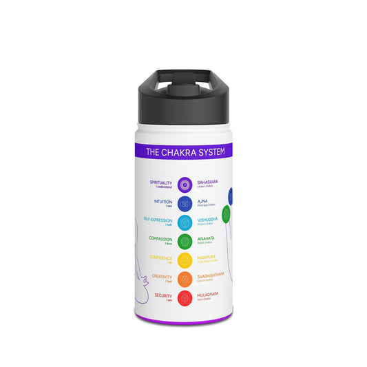 Chakra Healing Stainless Steel Water Bottle - Stay Hydrated