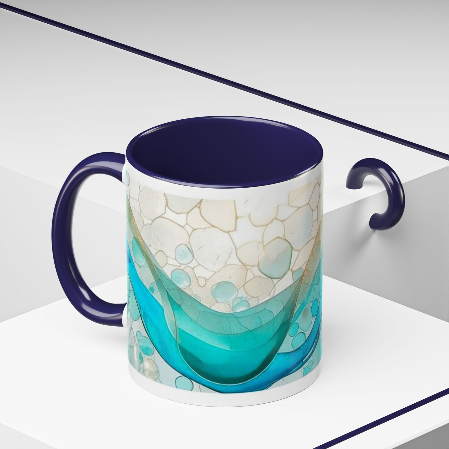 Sea Glass Ocean Wave Mug – 11oz/15oz