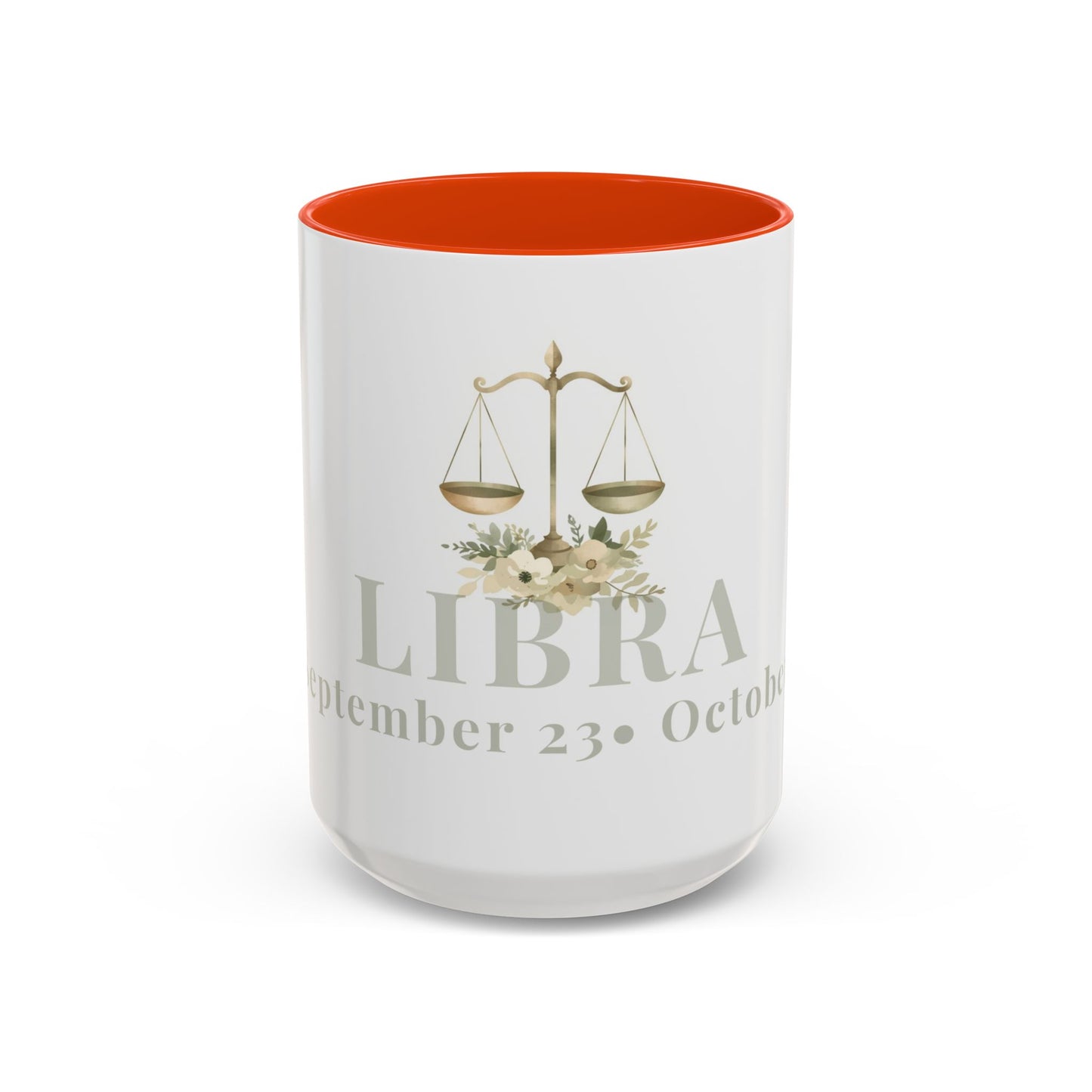 Libra Zodiac Mug - September 23 - October 22 Astrology Coffee Cup - Scales Zodiac Sign Mug - 15 oz.