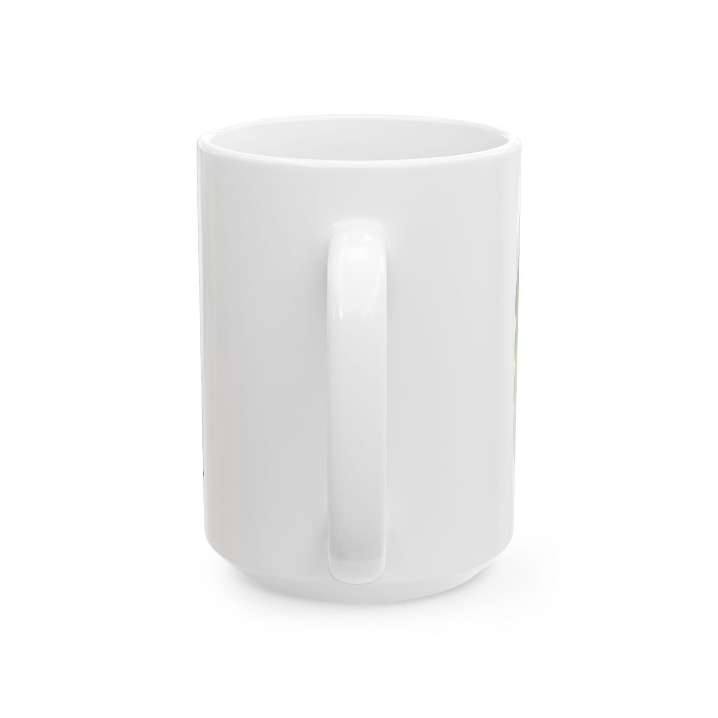 Stay Centered Minimalist Mug – Sage Green Wellness Coffee Cup | Modern Calm Aesthetic Ceramic Mug