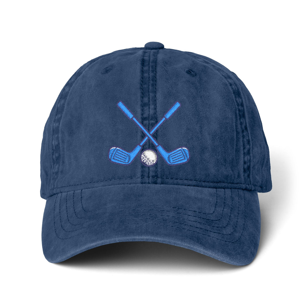 Coastal Fairway Embroidered Golf Hat – Women’s Pigment Dyed Golf Cap | Minimalist Country Club Style