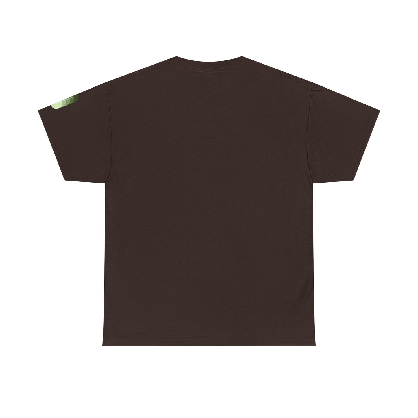 Sea Glass Drift Unisex Heavy Cotton Tee – Abstract Coastal Wave Graphic Shirt | Minimalist Sage Green Aesthetic Tee