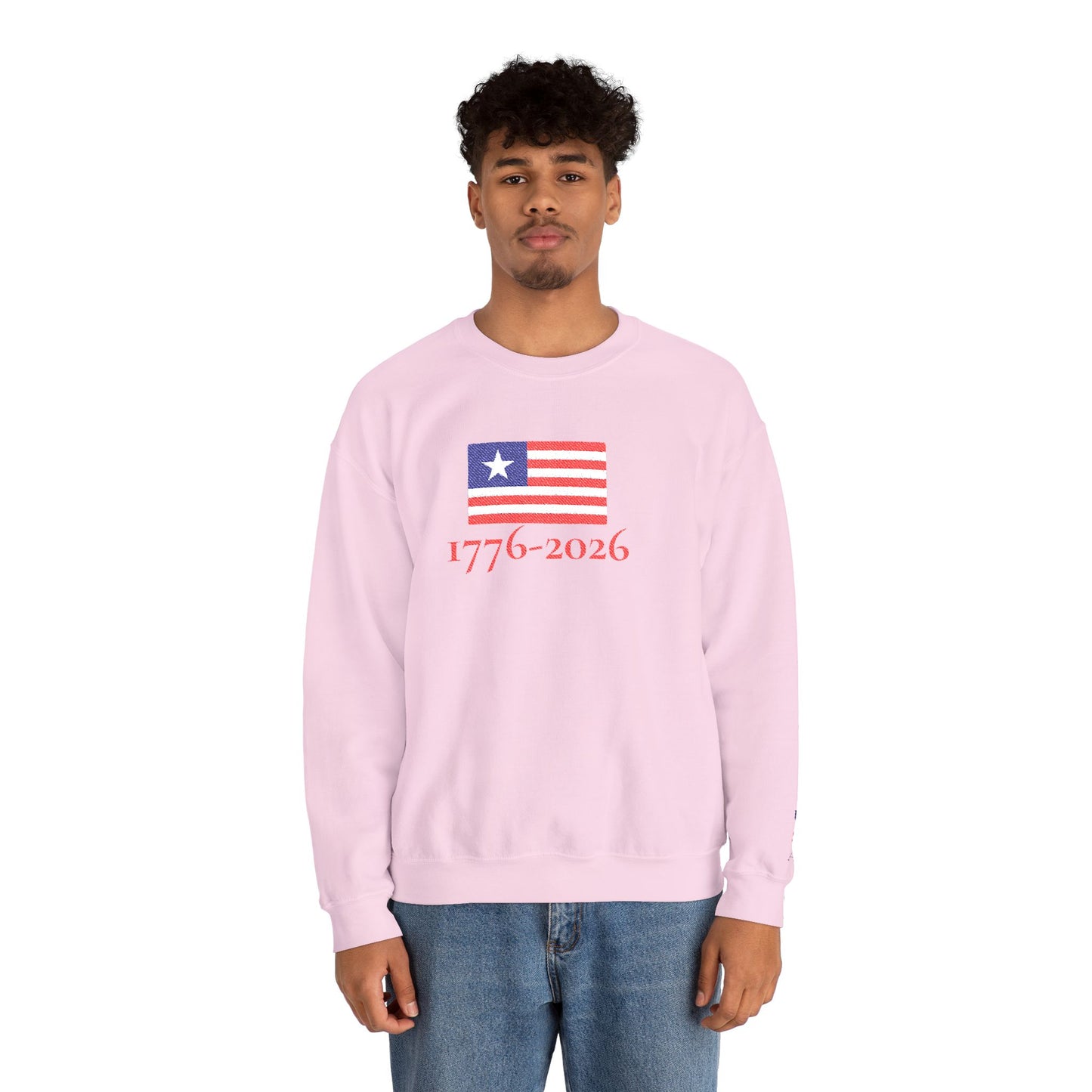 USA  1776–2026 Patriotic Crewneck Sweatshirt