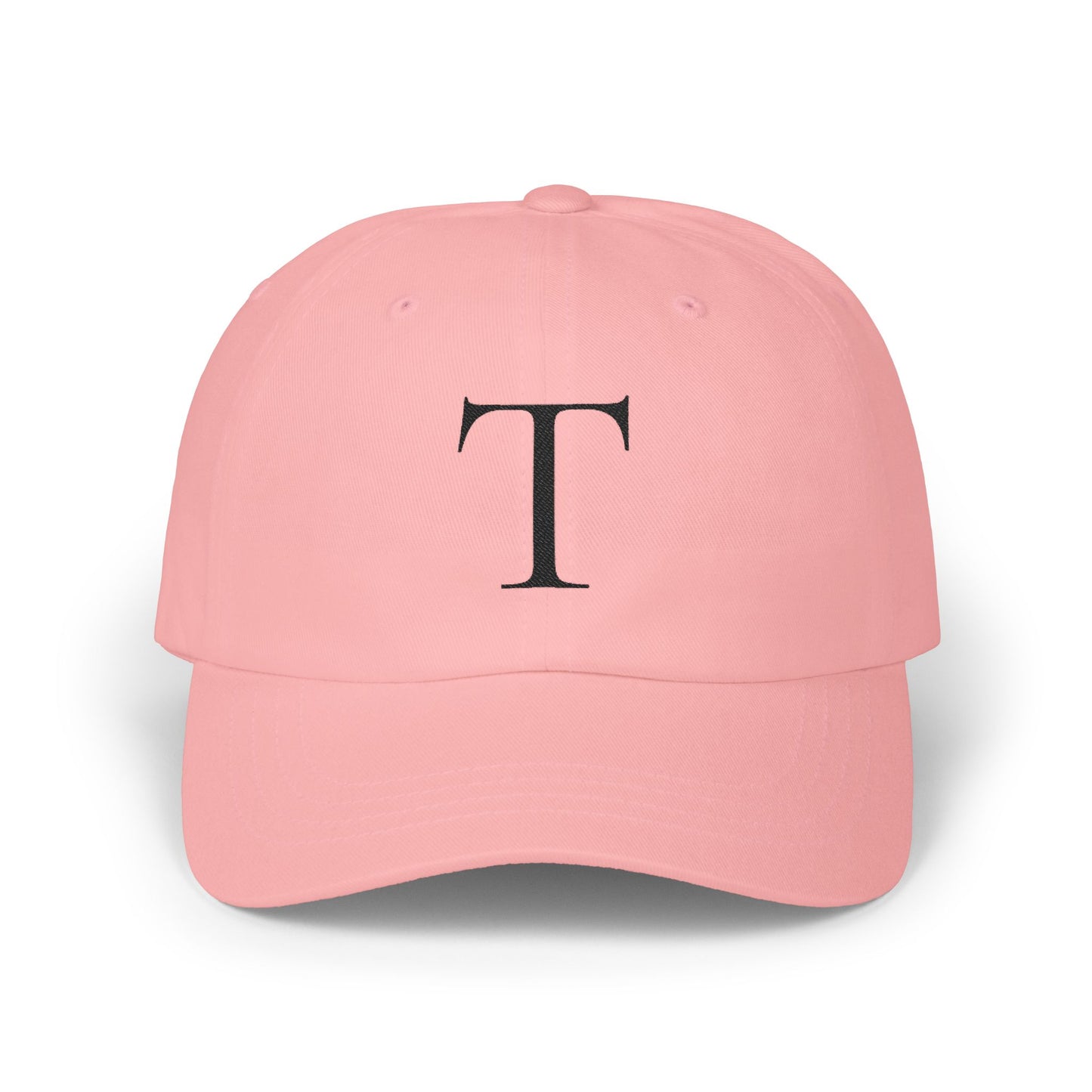 Wear My Story Embroidered Initial Hat - Letter T on the Classic Dad Cap