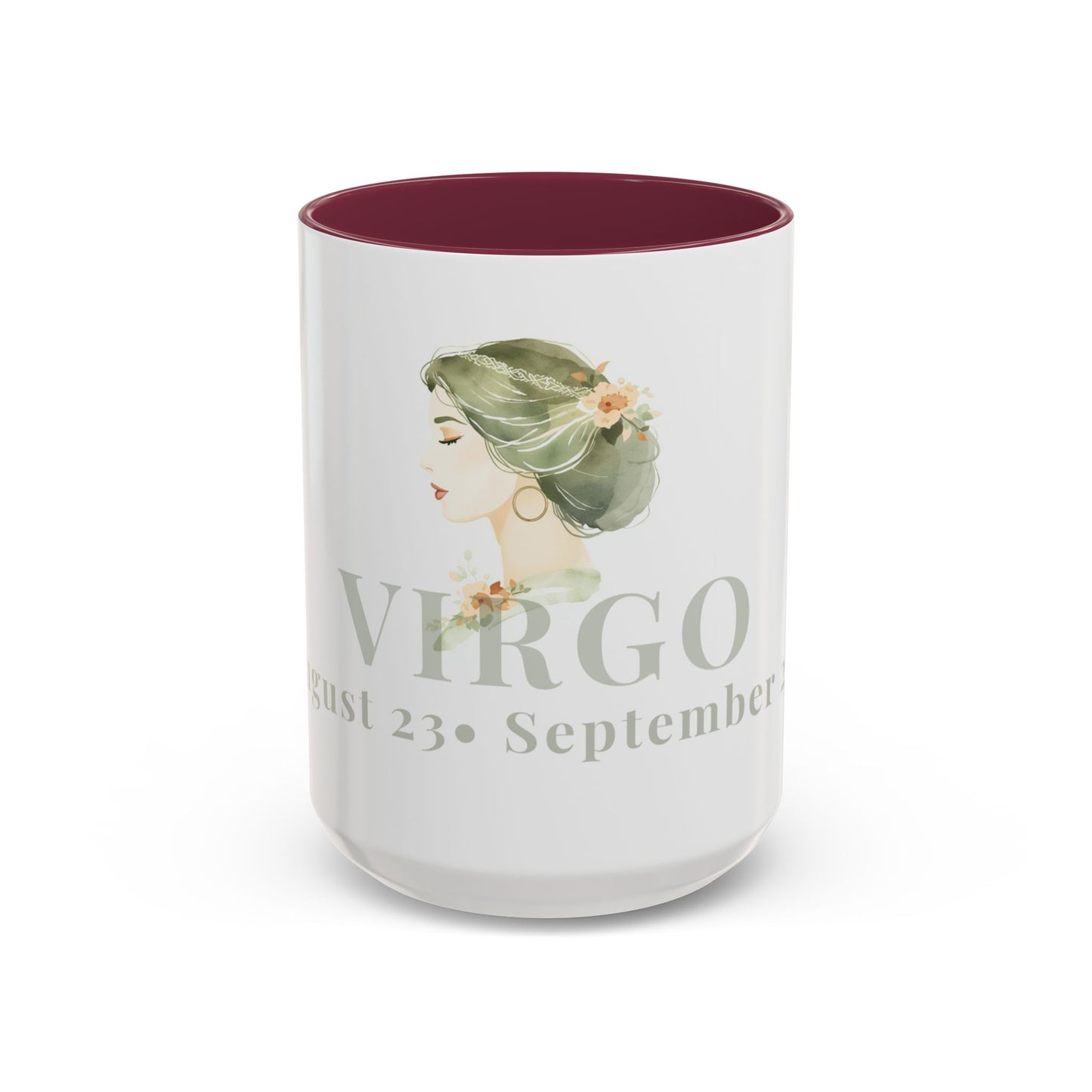 Virgo Zodiac Mug - August 23-September 22 Astrology Coffee Cup - Virgo Maiden Zodiac Sign Mug - 15 oz.