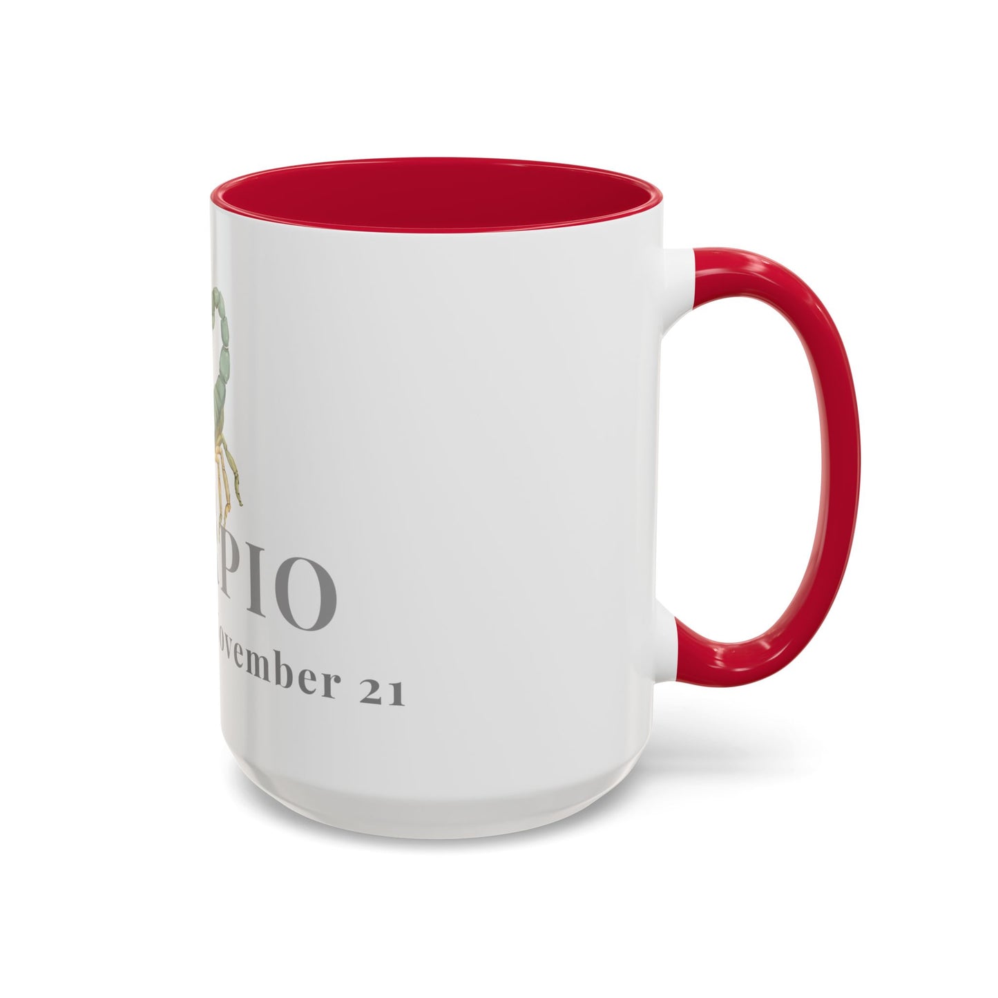 Scorpio Zodiac Mug - October 23 - November 21 Astrology Coffee Cup - Scorpion Zodiac Sign Mug - 15 oz.