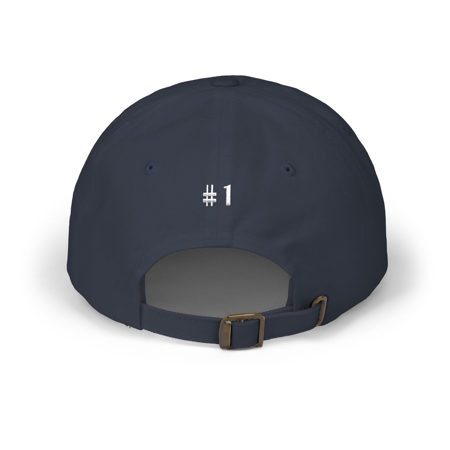 Mama Script embroidered baseball Cap - # 1 back detail