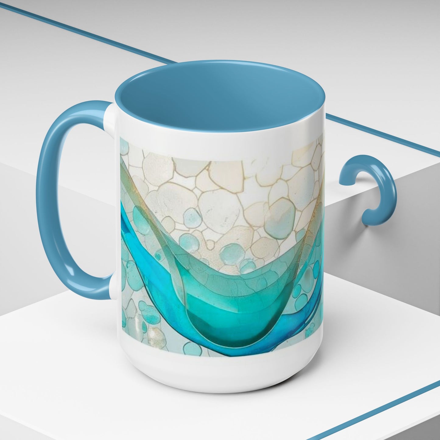 Sea Glass Ocean Wave Mug – 11oz/15oz