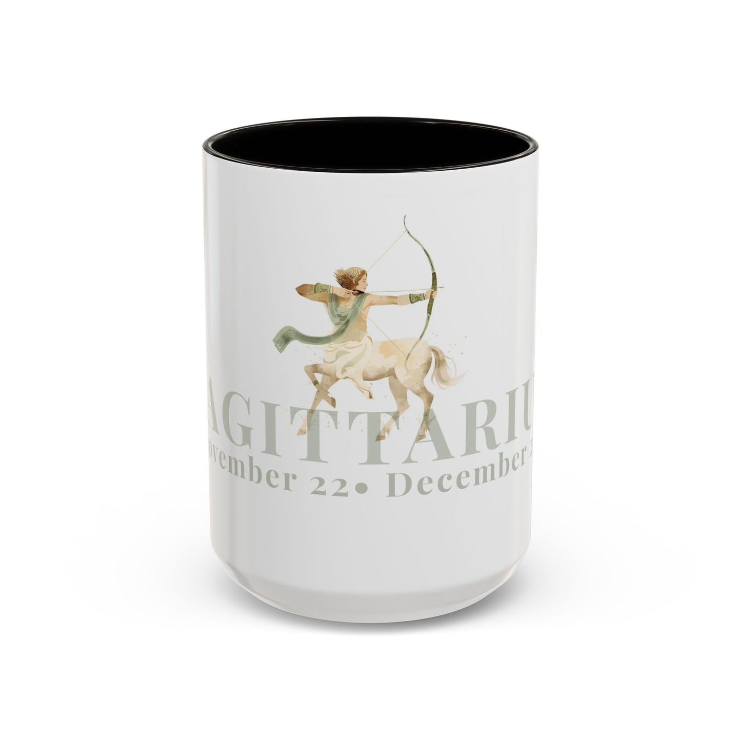 Sagittarius Zodiac Mug - November 22 - December  21 Astrology Coffee Cup - The Archer Zodiac Sign Mug - 15 oz.