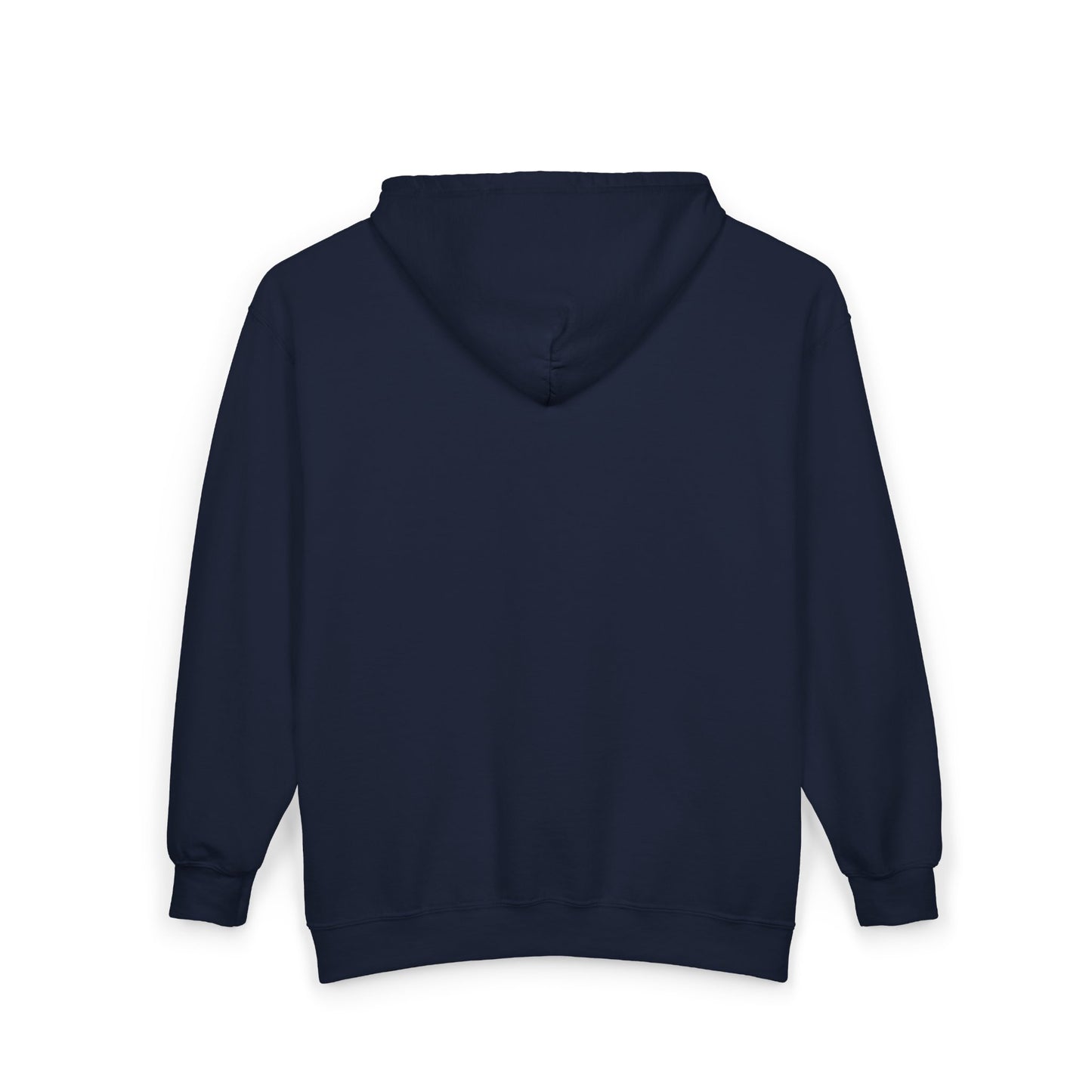 Minimal Wave Zip Hoodie — Subtle Coastal Graphic Full-Zip Sweatshirt