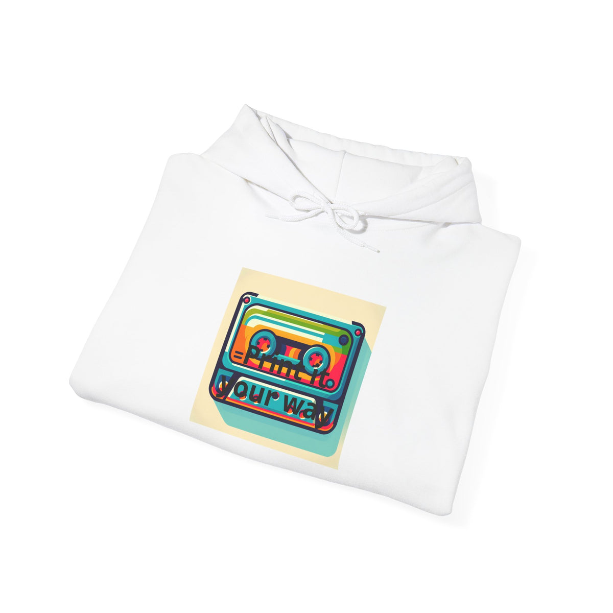Retro Cassette Tape Hoodie - Unisex Heavy Blend™