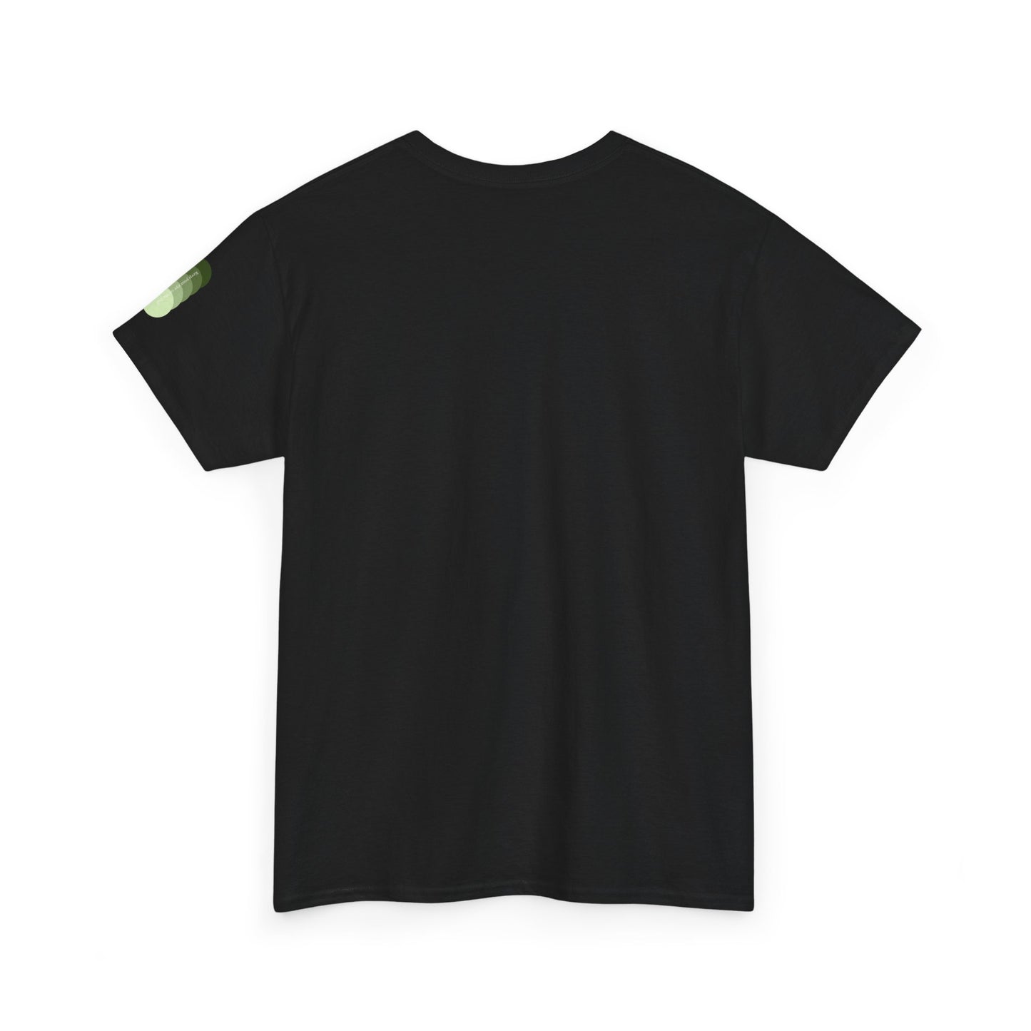 Sea Glass Drift Unisex Heavy Cotton Tee – Abstract Coastal Wave Graphic Shirt | Minimalist Sage Green Aesthetic Tee