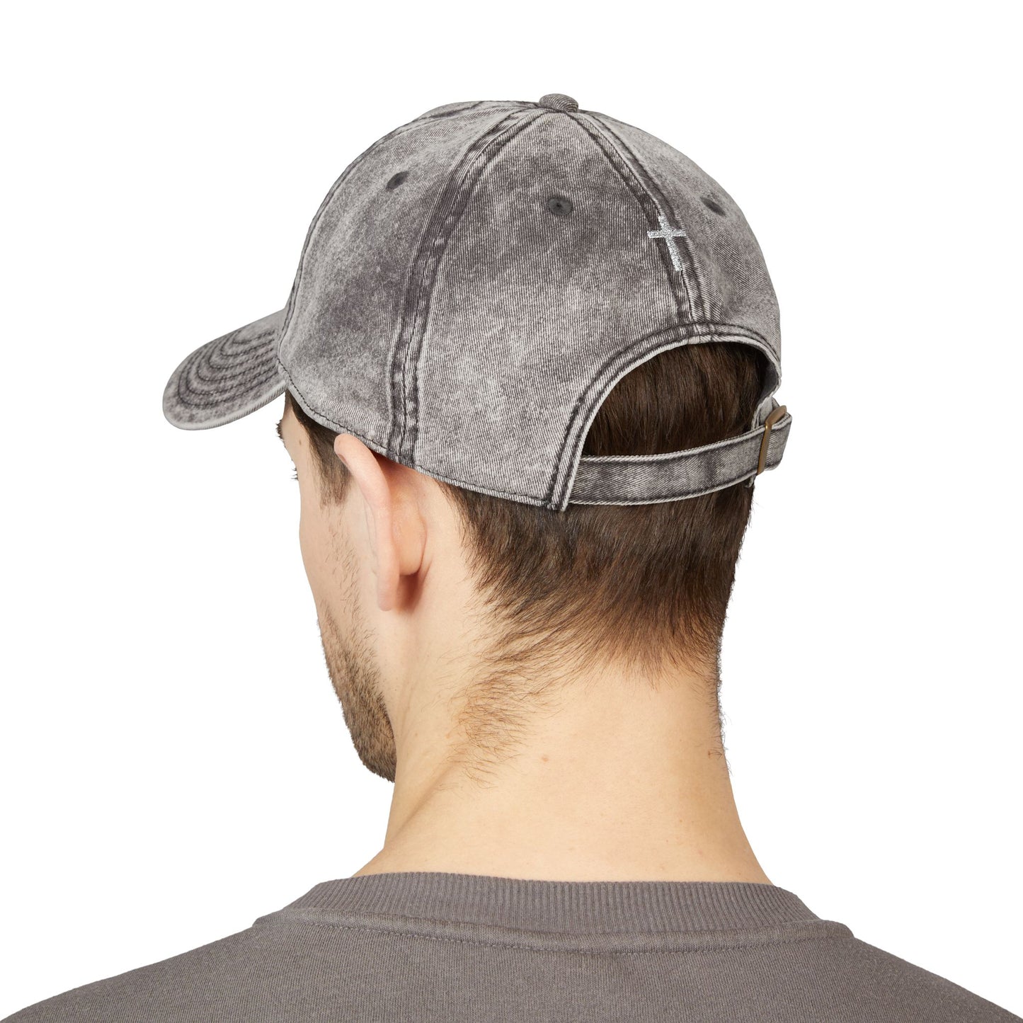 Look Up Embroidered Vintage Cap
