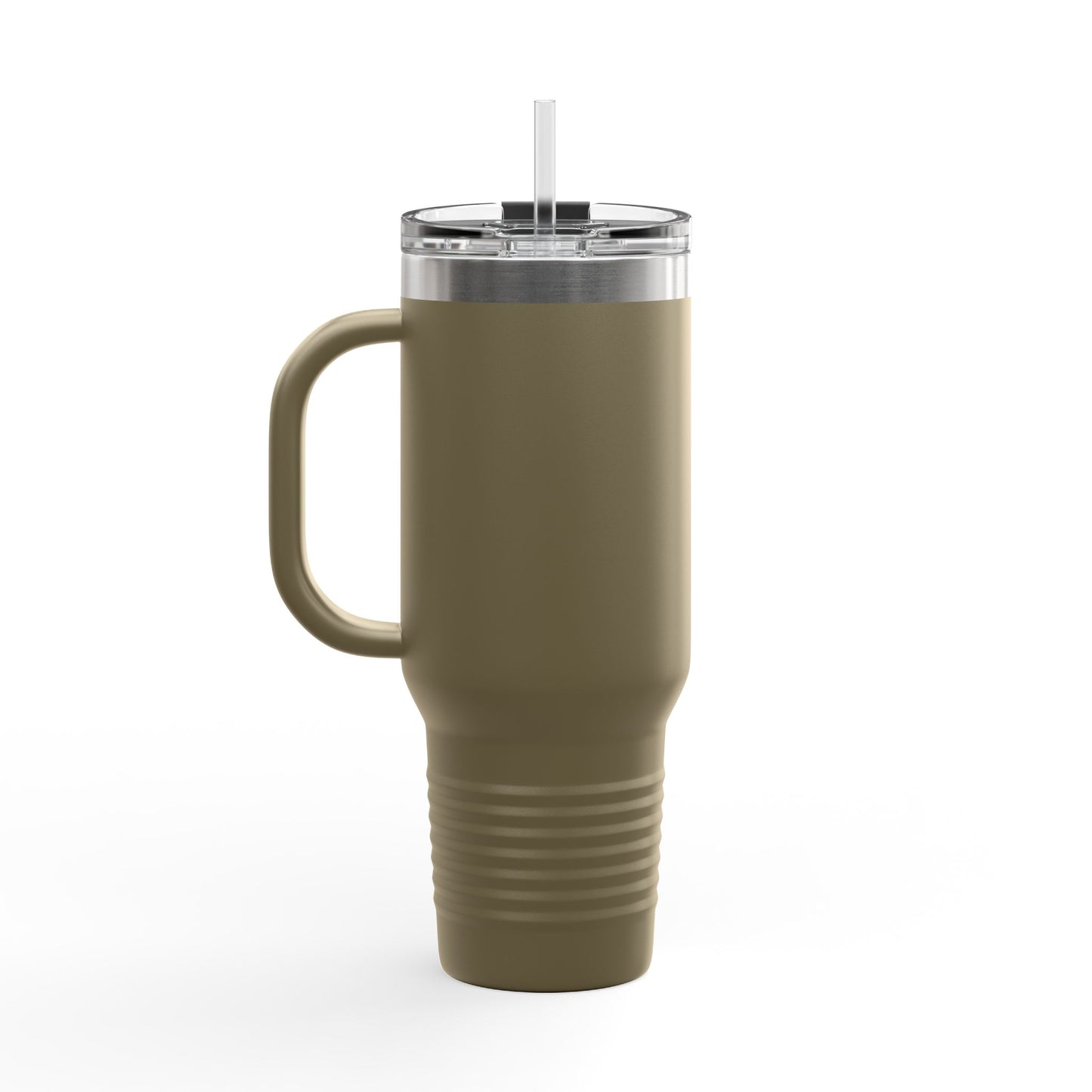 Daisy Days 40 oz Insulated Travel Mug | Floral Tumbler with Handle
