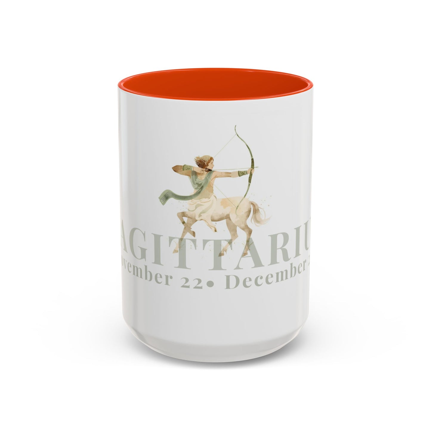 Sagittarius Zodiac Mug - November 22 - December  21 Astrology Coffee Cup - The Archer Zodiac Sign Mug - 15 oz.