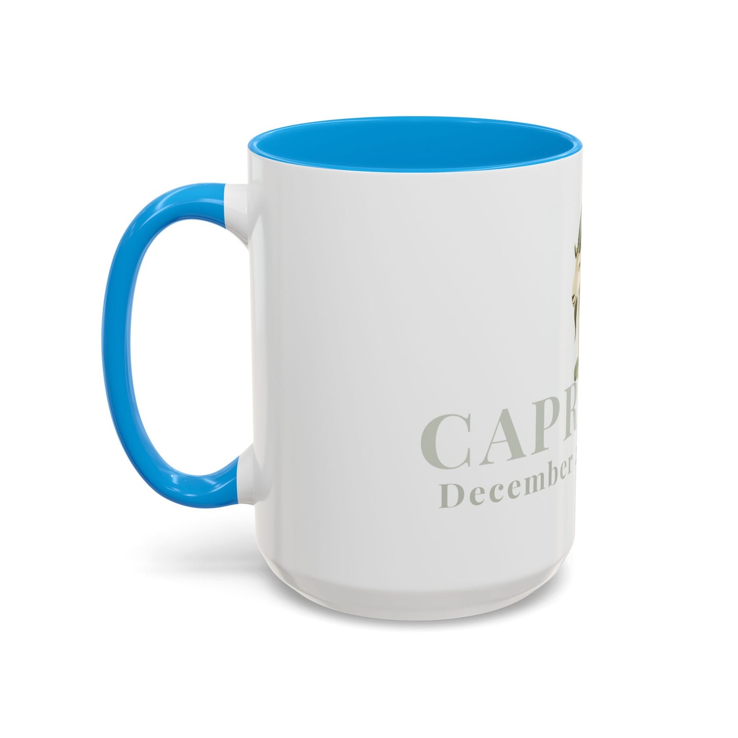 Capricorn Zodiac Mug - December 22- January 19 Astrology Coffee Cup - The Goat  Zodiac Sign Mug - 15 oz.