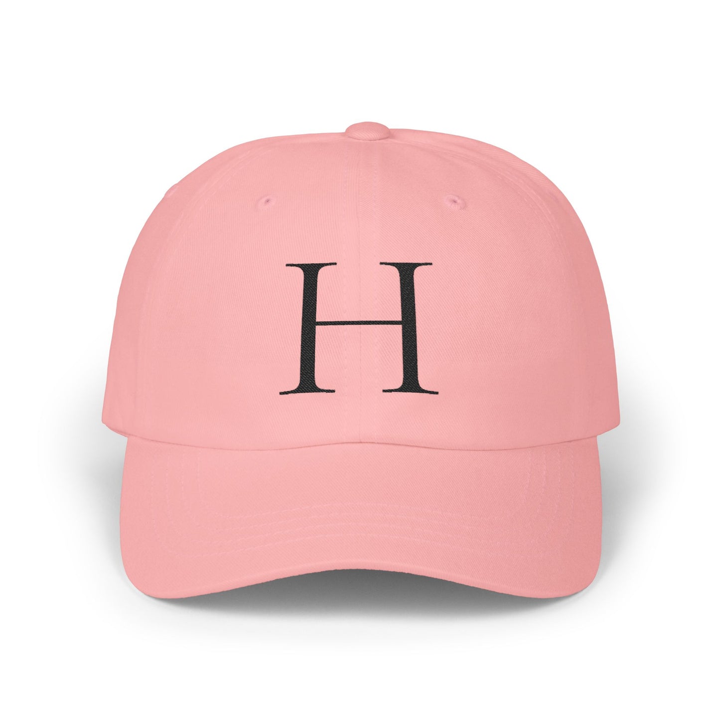 Wear My Story Embroidered Initial Hat - Letter H on the Classic Dad Cap