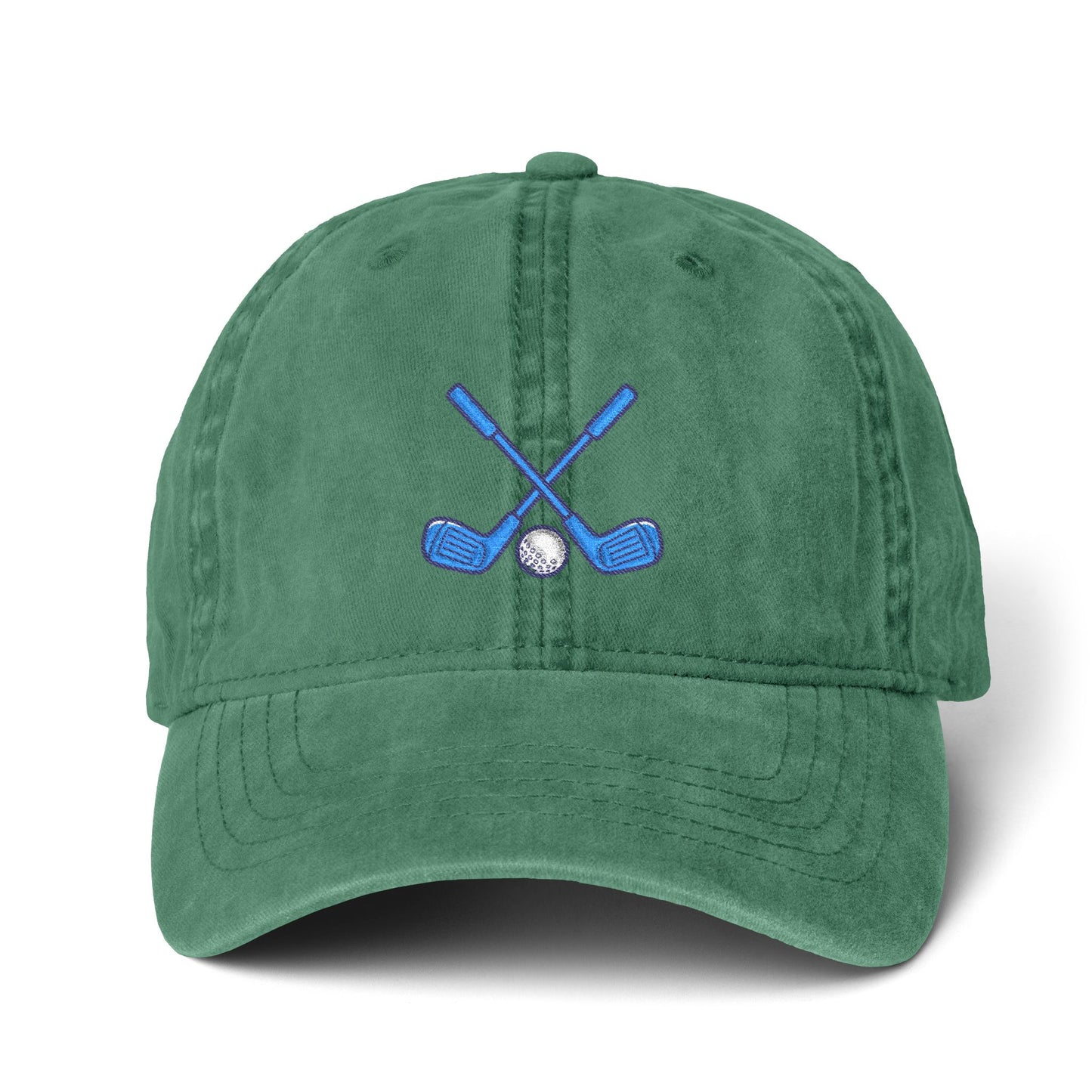 Coastal Fairway Embroidered Golf Hat – Women’s Pigment Dyed Golf Cap | Minimalist Country Club Style