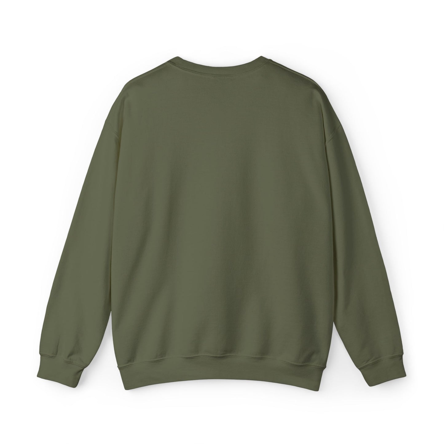 Coastal Crewneck Sweatshirt — Minimal Nautical Wave Graphic