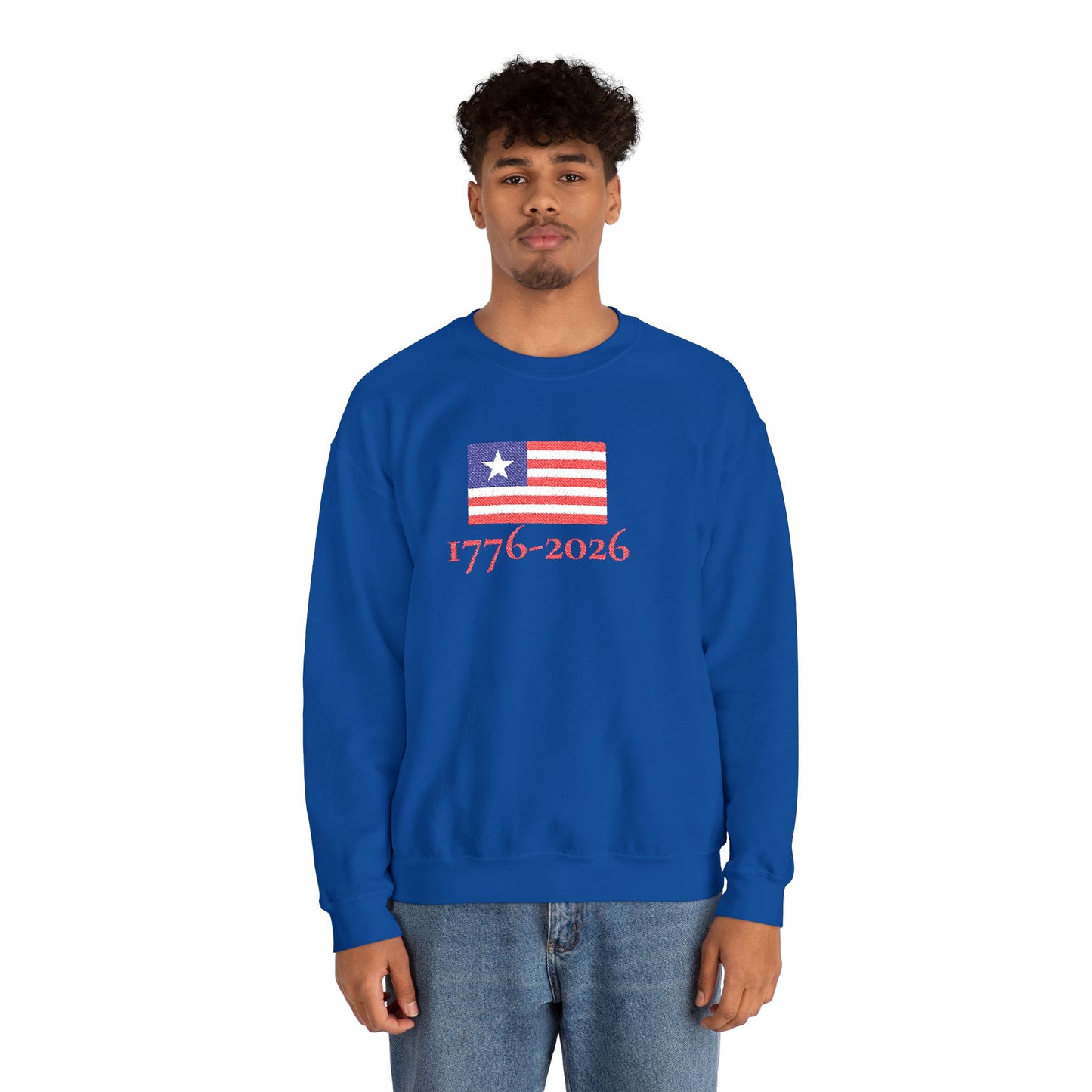USA  1776–2026 Patriotic Crewneck Sweatshirt