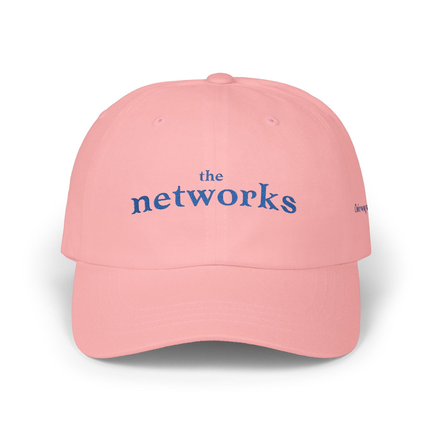 The Networks Embroidered Dad Cap — Fairway Society Embroidered Golf Hat – Women’s Golf League Cap | Minimalist Country Club Style