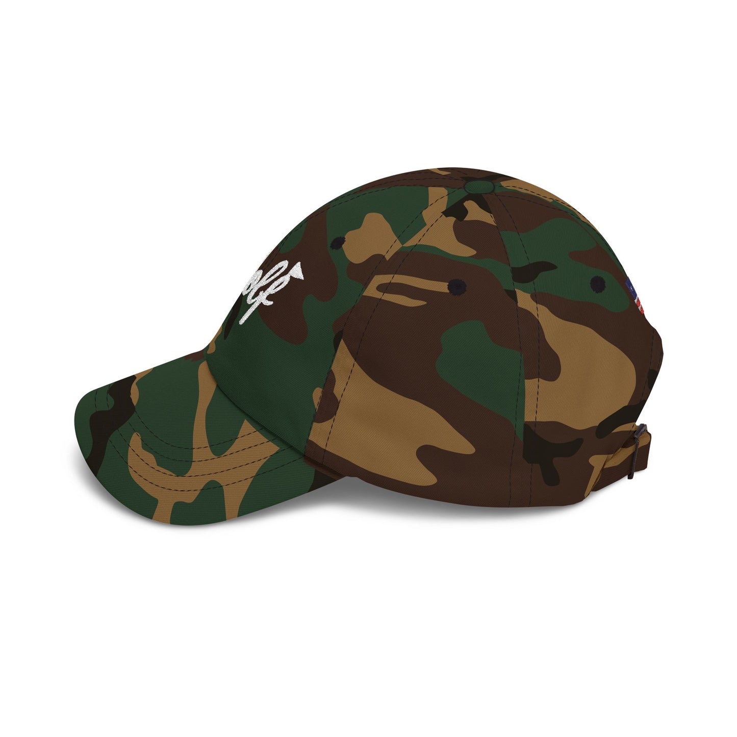 Classic Embroidered Golf Dad Cap | Minimal Script Golf Hat with Back Accent