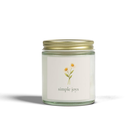 Simple Joys Coconut Apricot Scented Candle (4oz )
