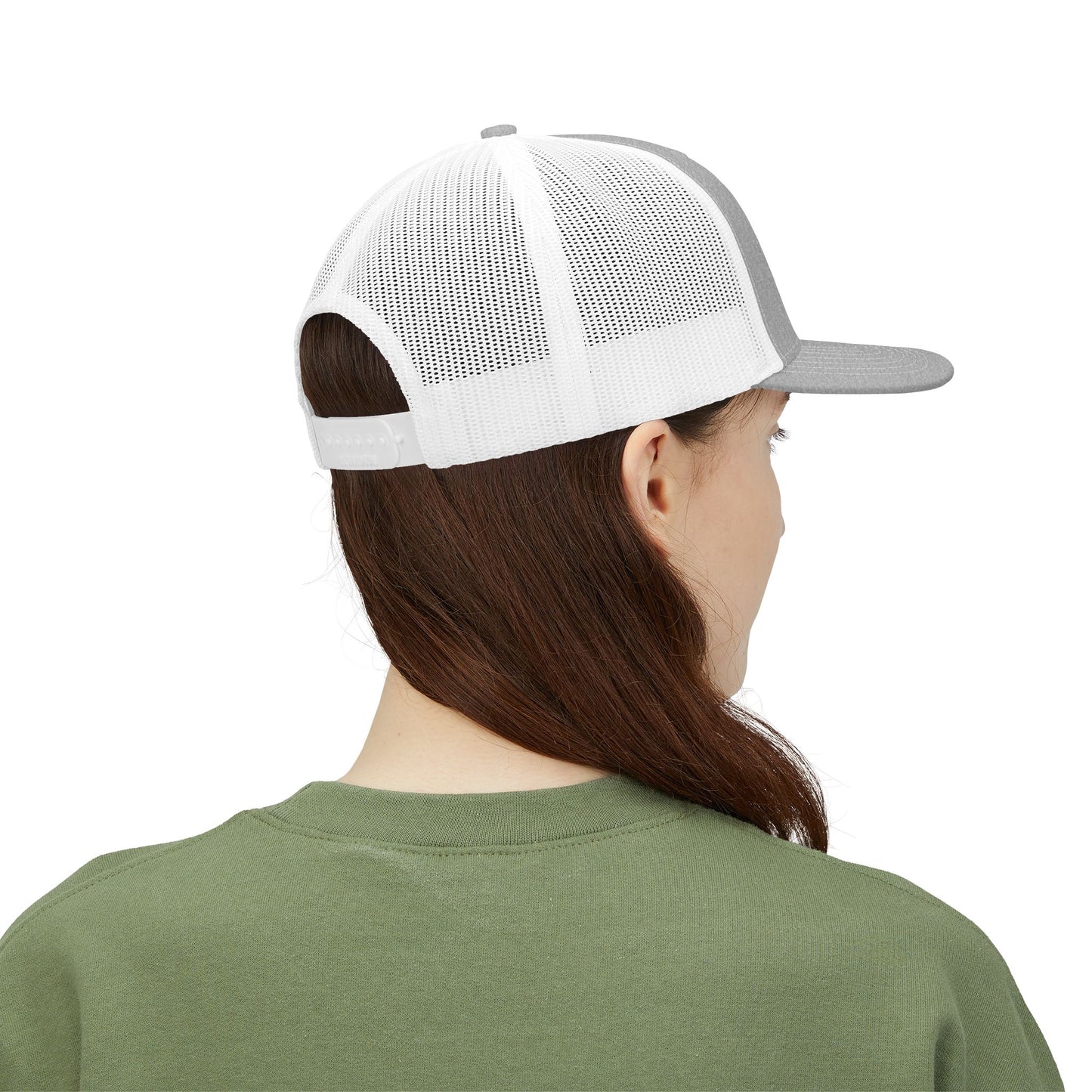 New York NY Embroidered Monogram Snapback Trucker Cap - Heritage Places Collection