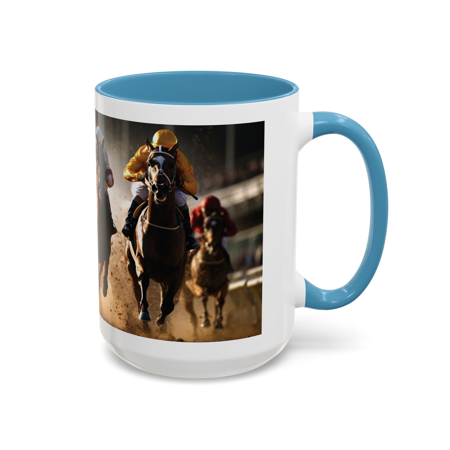 Horse-Inspired Saratoga Coffee Mug, Equestrian Town-Inspired Accent Coffee Mug, 15oz