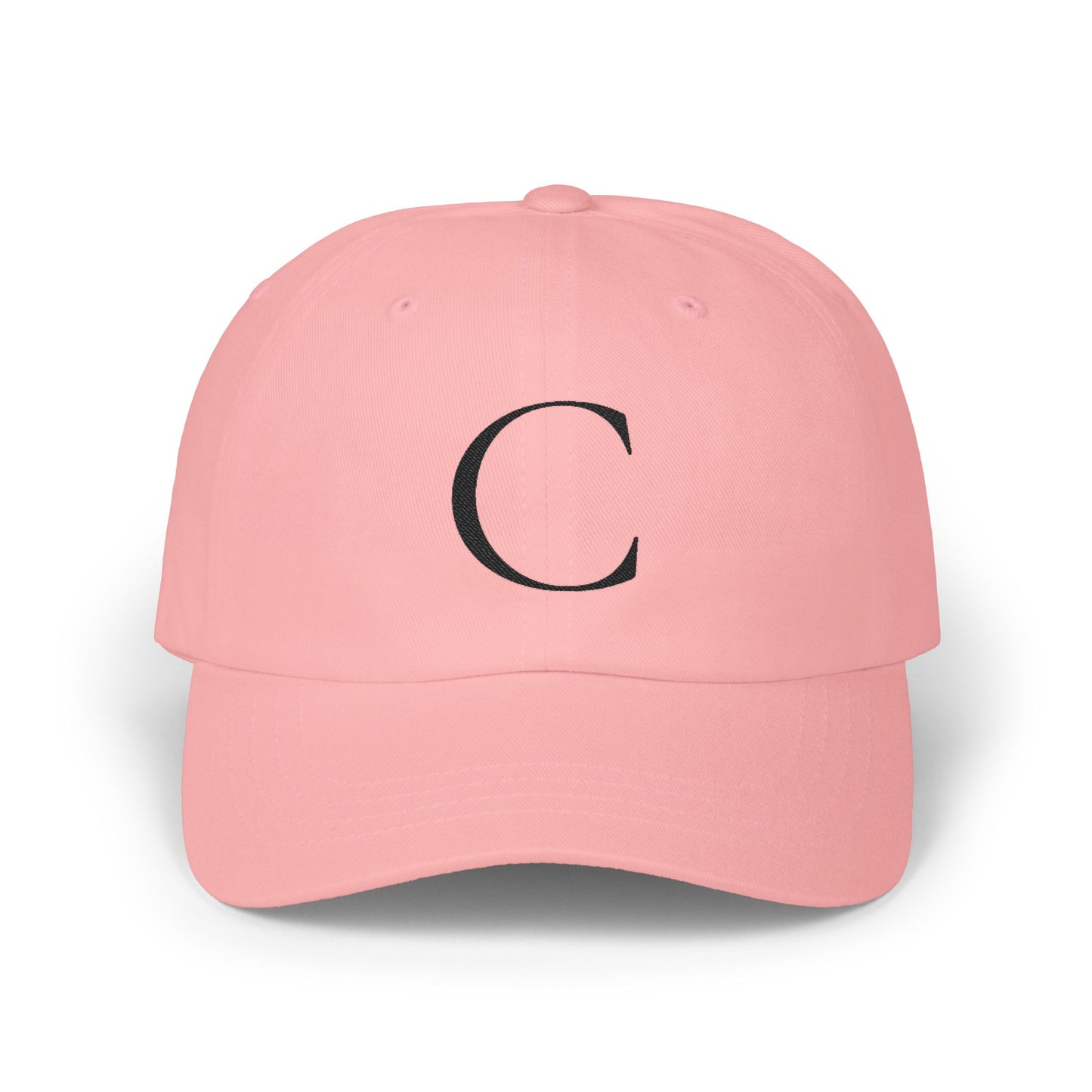 Wear My Story Embroidered Initial Hat - Letter C on the Classic Dad Cap