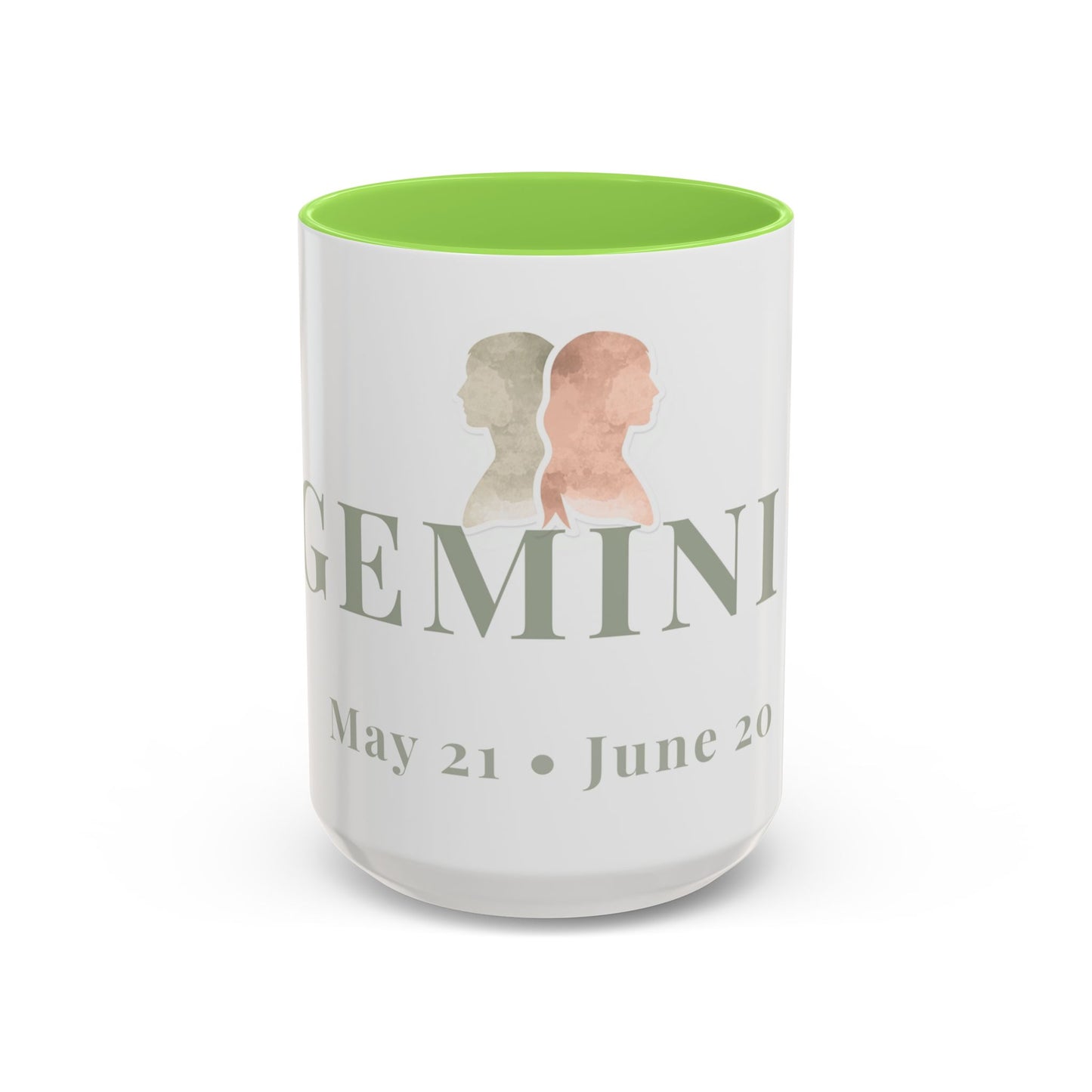 Gemini Zodiac Mug - May 21 - June 20 Astrology Coffee Cup - Twins Zodiac Sign Mug - 15 oz.