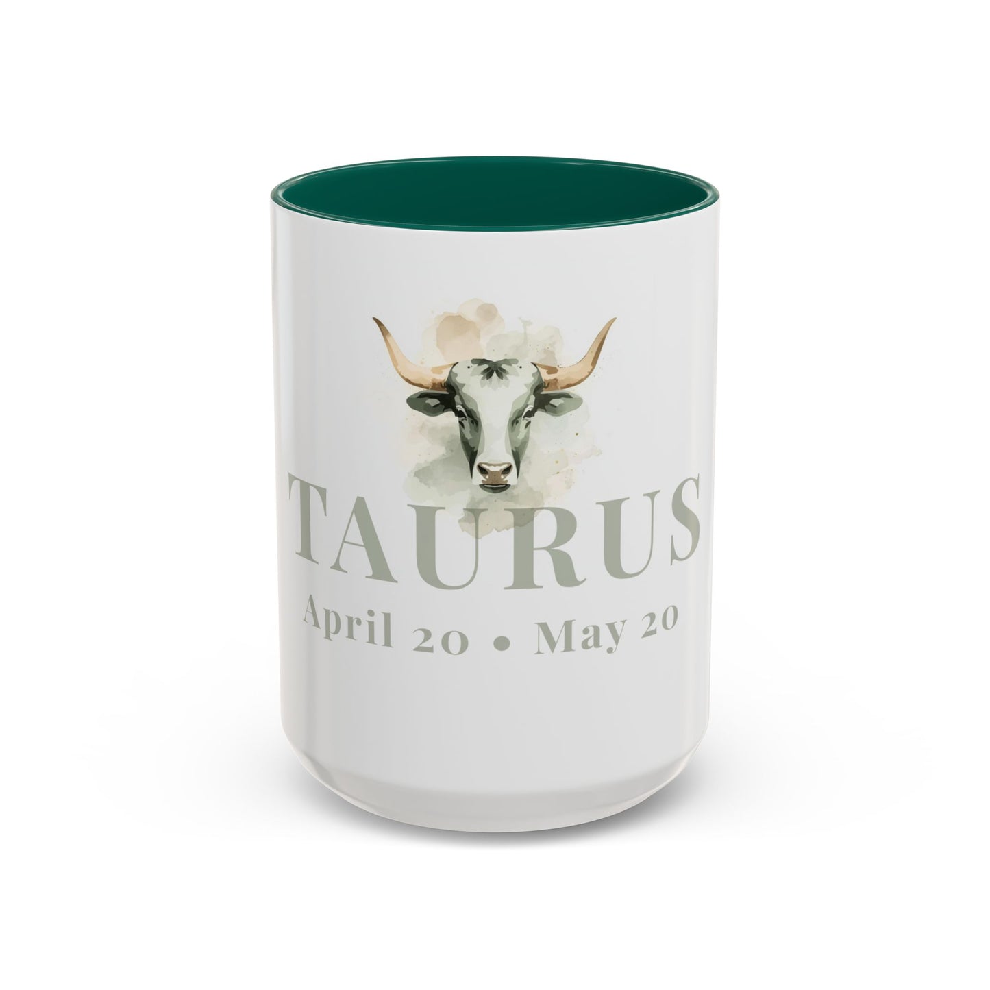 Taurus Zodiac Mug - April 20- May 20 Astrology Coffee Cup - Bull Zodiac Sign Mug - 15 oz.