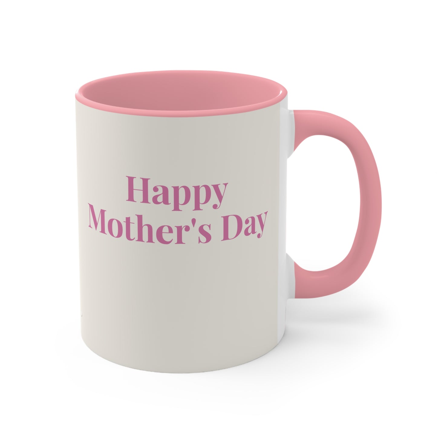 Happy Mother’s Day Floral Coffee Mug- Pink Rose Mother's Day Mug