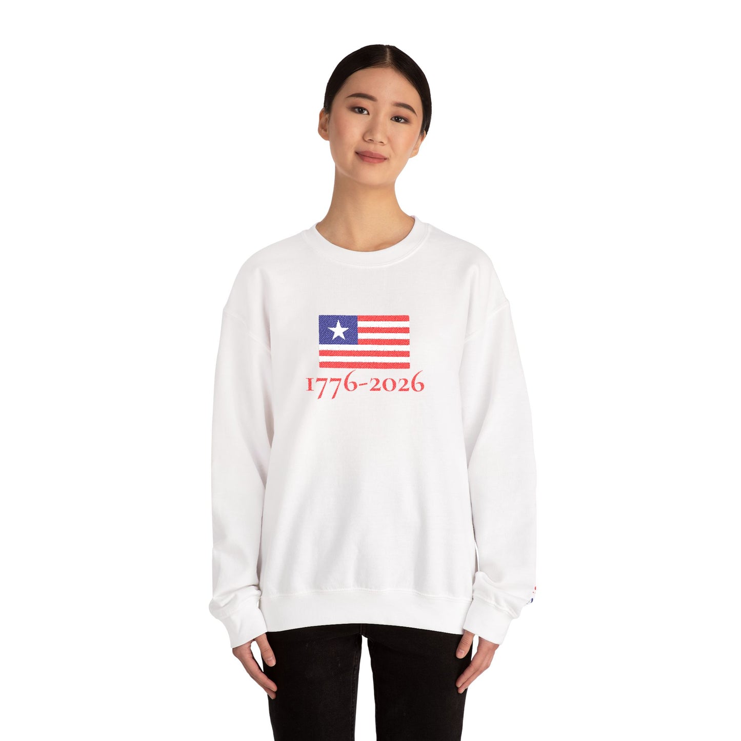USA  1776–2026 Patriotic Crewneck Sweatshirt
