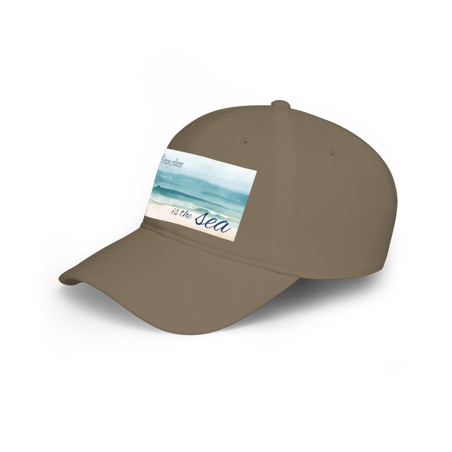 my happy place Is the sea Low Profile Baseball Cap