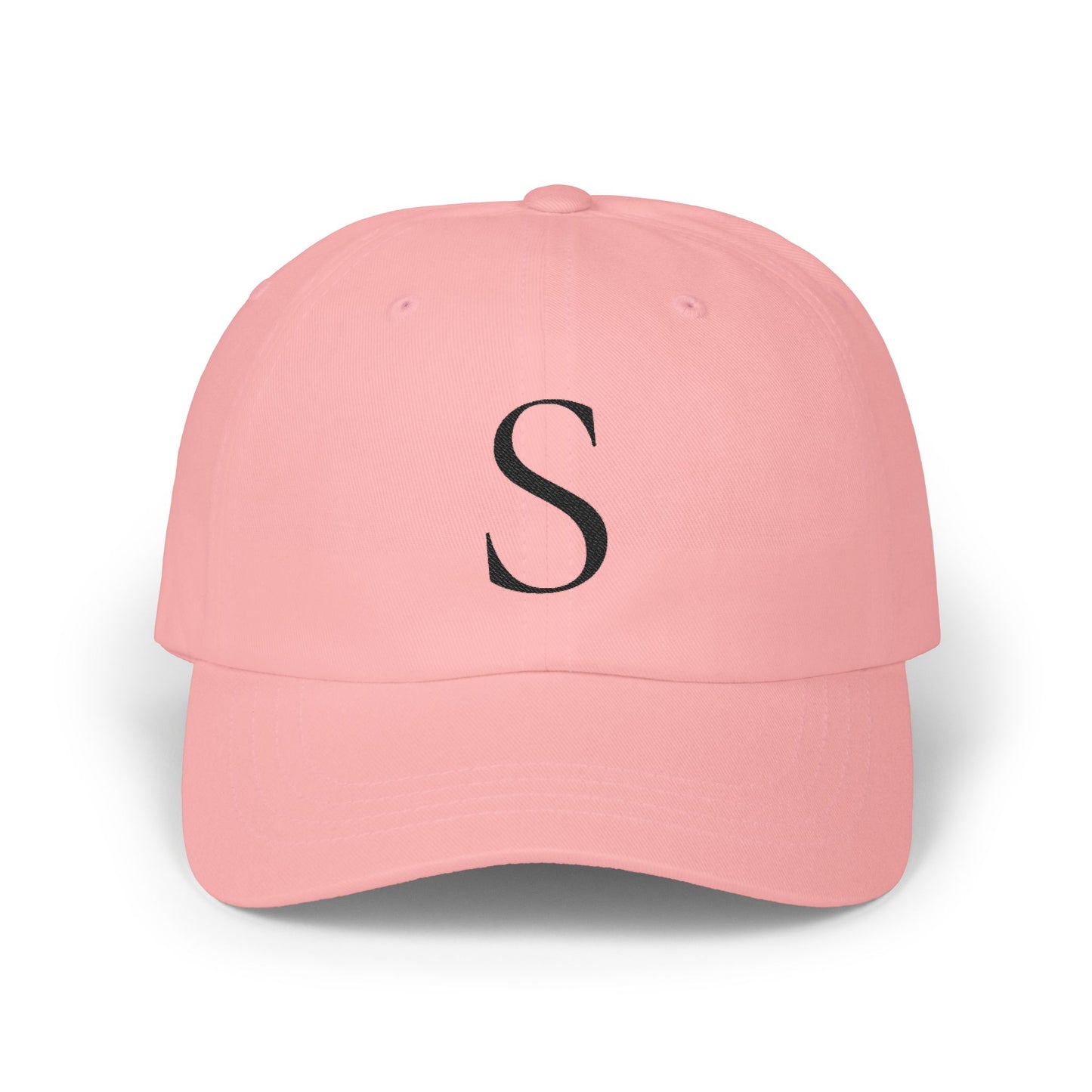 Wear My Story Embroidered Initial Hat - Letter S on the Classic Dad Cap