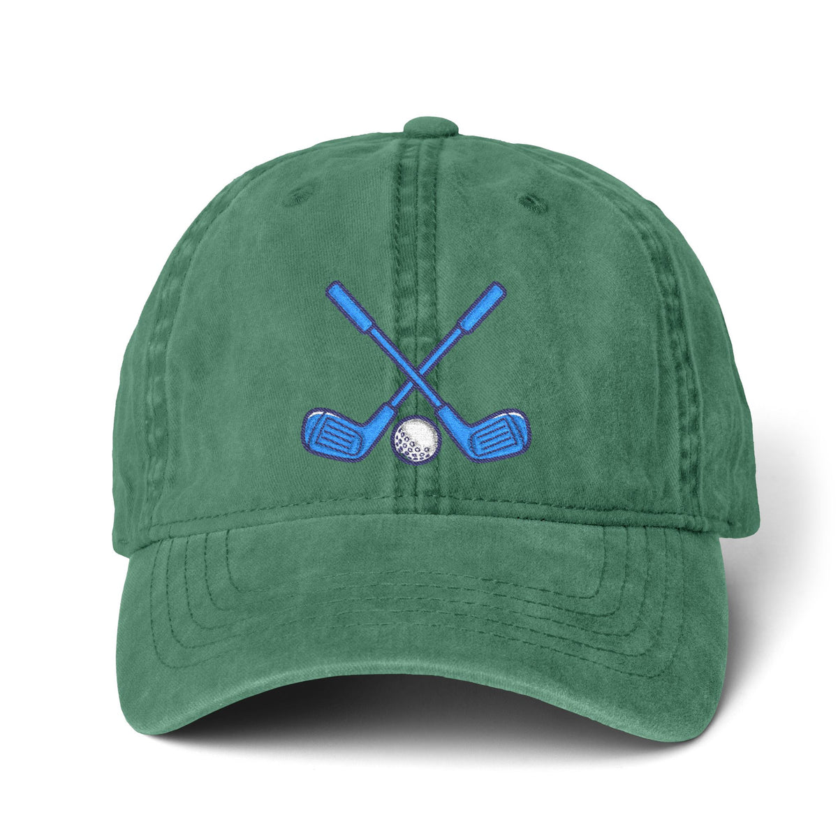 Coastal Fairway Embroidered Golf Hat – Women’s Pigment Dyed Golf Cap | Minimalist Country Club Style