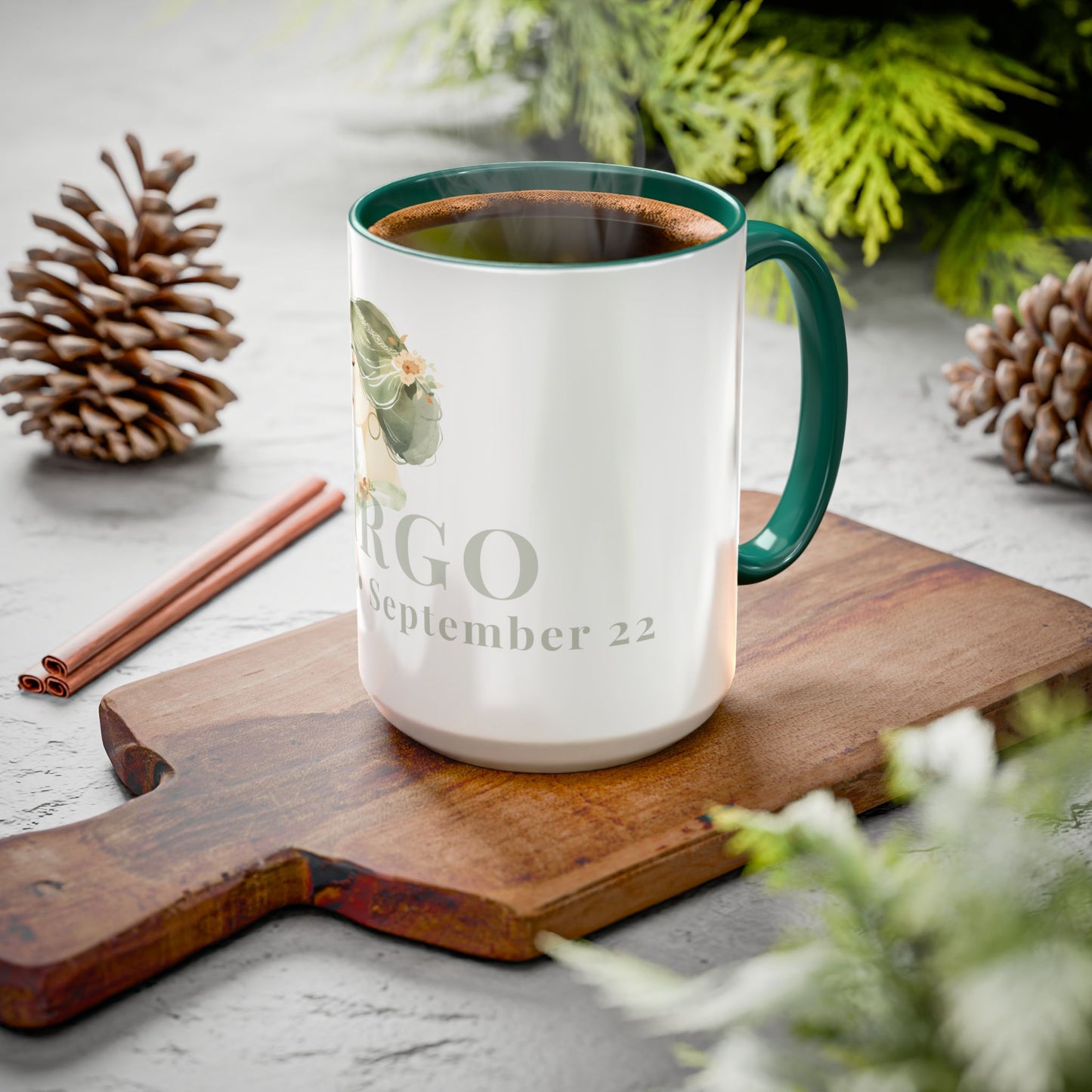 Virgo Zodiac Mug - August 23-September 22 Astrology Coffee Cup - Virgo Maiden Zodiac Sign Mug - 15 oz.